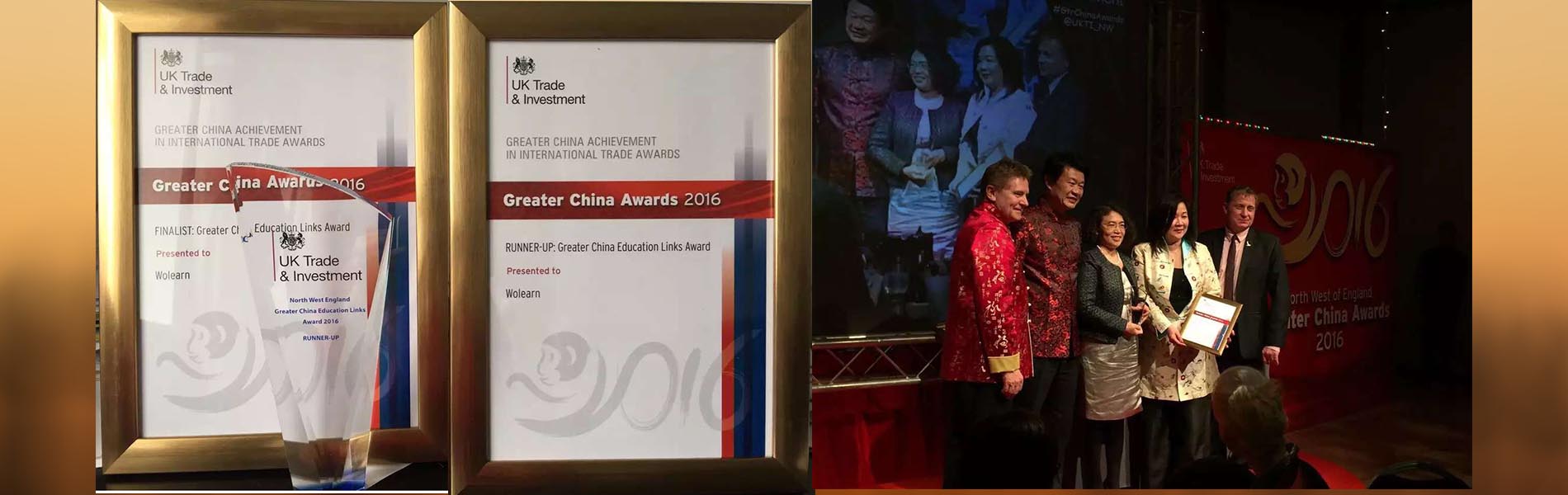 Wolearn wins Runner up: Greater China Education Links Award 2016